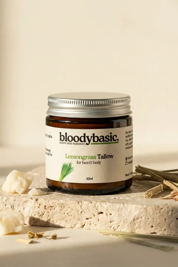 Bloody Basic Tallow Skincare Lemongrass 60ml