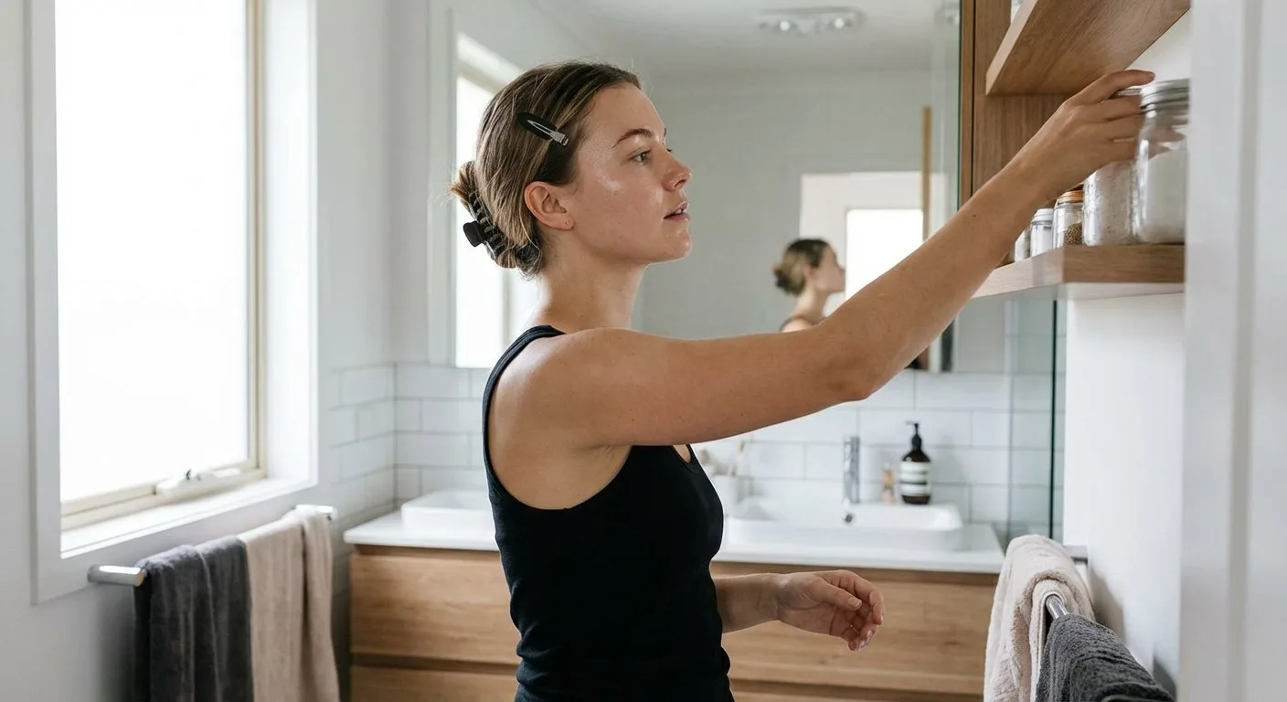 Woman Using Bloody Basic Tallow Skincare