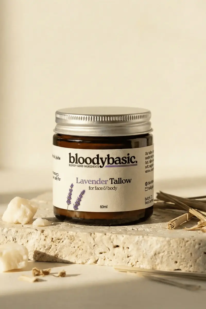 Bloody Basic Tallow Skincare Lavender 60ml