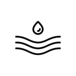 Hydration droplet icon representing skin nourishment